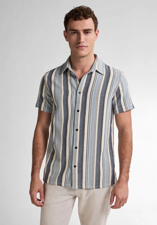 Petrol Men Shirt Short Sleeve AOP M-1050-SIS442