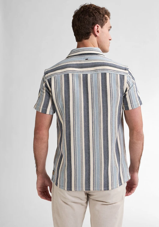 Petrol Men Shirt Short Sleeve AOP M-1050-SIS442