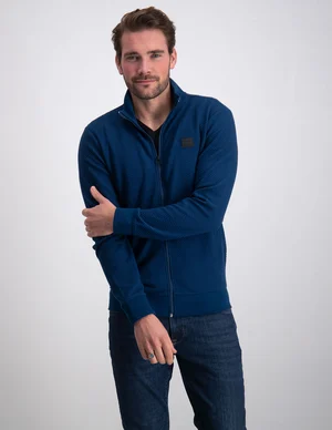 Petrol Men Sweater Collar Zip M-3020-SWC326