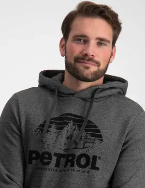 Petrol Men Sweater Hooded Zip M-3030-SWH358