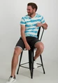 Petrol Men T-Shirt SS AOP M-1040-TSR173