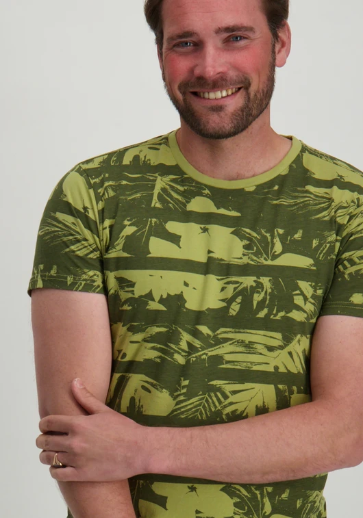 Petrol Men T-Shirt SS AOP M-1050-TSR113