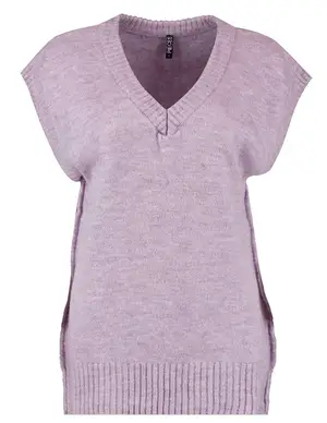 Pieces PCCHRIS V-NECK KNIT VEST D2D 17111682