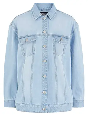 Pieces PCLOU LS OVERSIZE DENIM JACKET BC 17123481