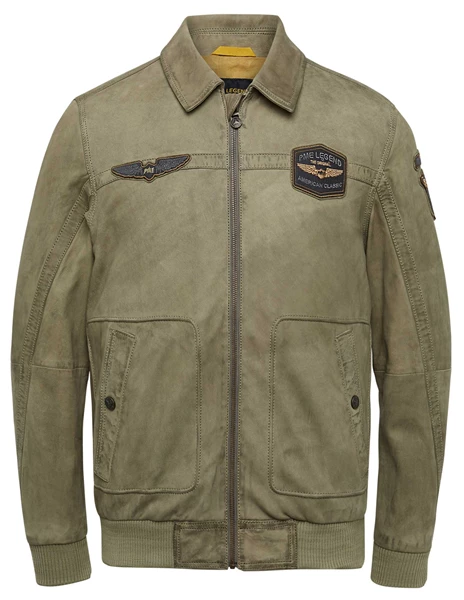 Overwinnen Trillen herberg PME Legend Bomber jacket SUMMER HUDSON 2.0 sh PLJ2302700 licht groen kopen  bij The Stone