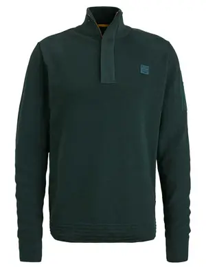 PME Legend Half zip collar cotton knit PKW2309322