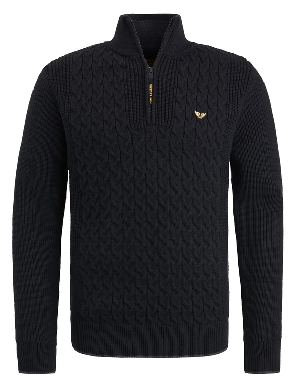 PME Legend Half zip collar cotton mix cable PKW2410305