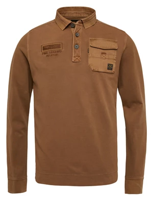 PME Legend Long sleeve polo rugged pique PPS2208802