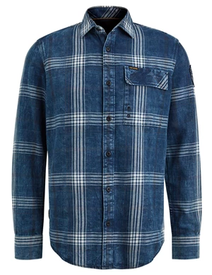 PME Legend Long Sleeve Shirt Blue Indigo yd S PSI2309237