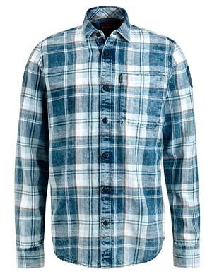 PME Legend Long Sleeve Shirt Indigo Yarndyed PSI2311240