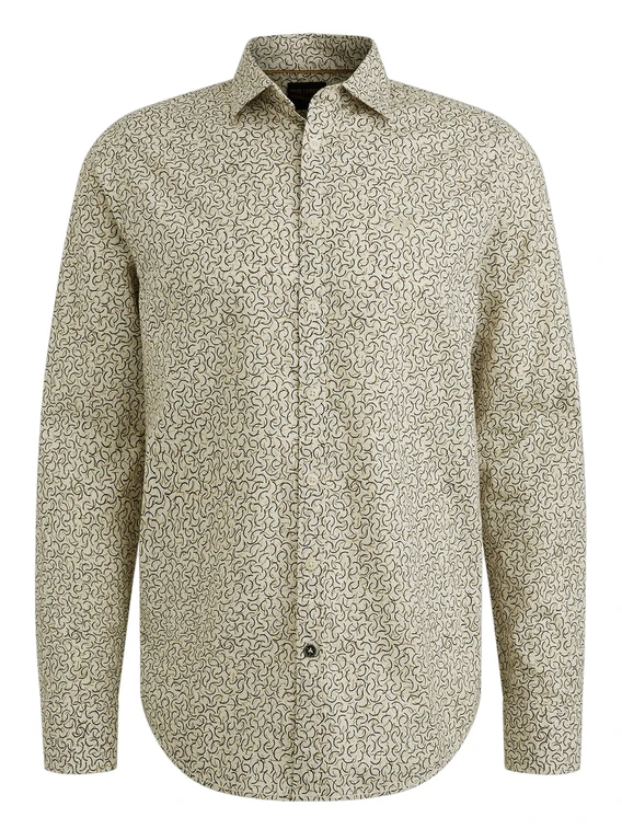 PME Legend Long Sleeve Shirt Print On Slub PSI2506231