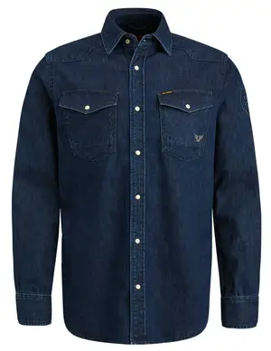 PME Legend Long Sleeve Shirt TRUE DARK BLUE PSD2308200