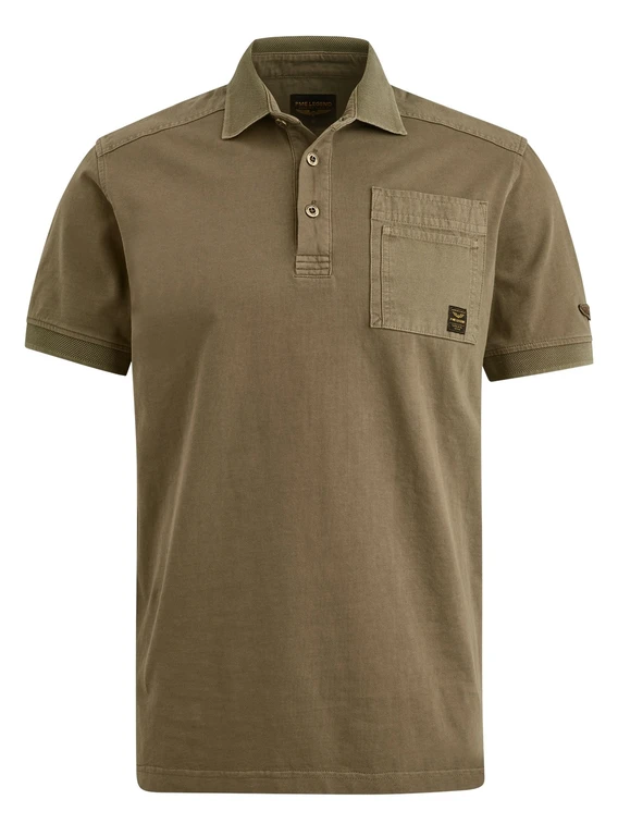 PME Legend Short sleeve polo cargo garment dy PPSS2503861