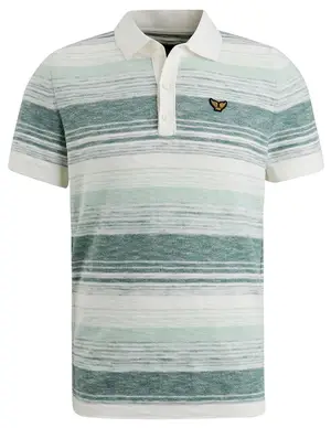 PME Legend Short sleeve polo Cotton slub grad PPSS2403866