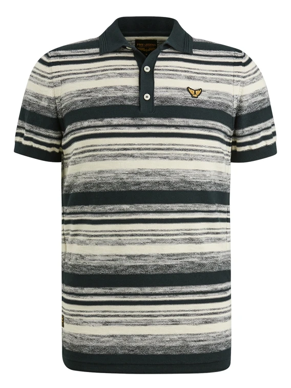 PME Legend Short sleeve polo cotton slub grad PPSS2503866