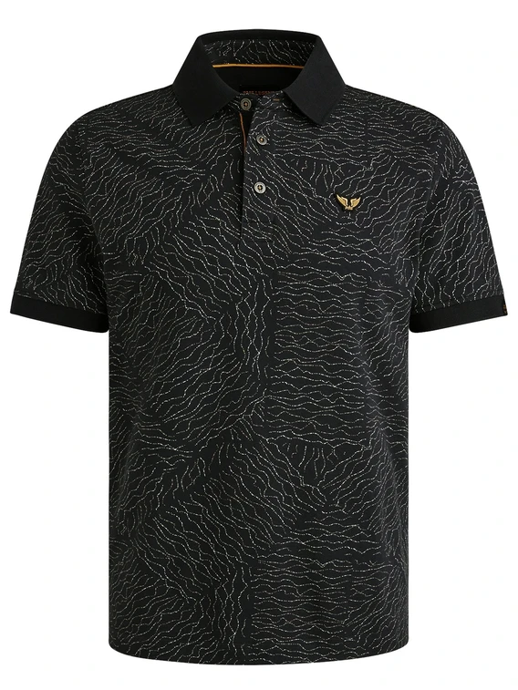 PME Legend Short sleeve polo fine pique aop PPSS2505859