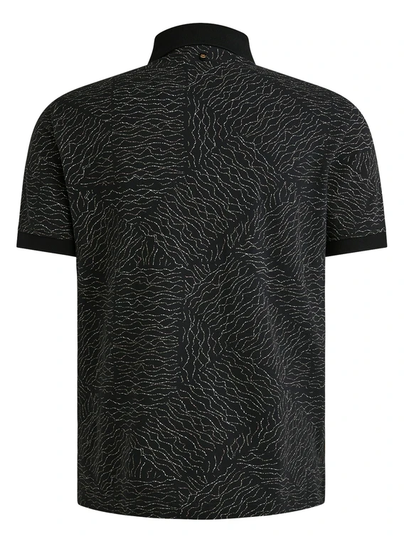 PME Legend Short sleeve polo fine pique aop PPSS2505859