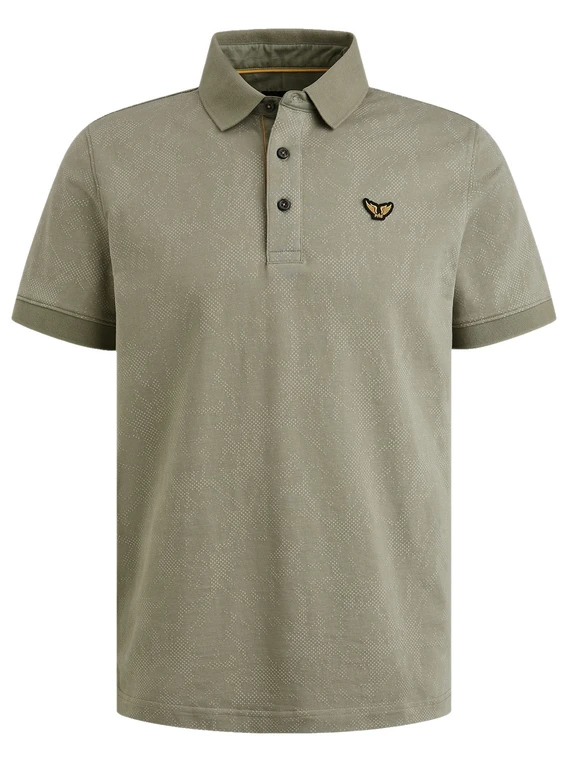 PME Legend Short sleeve polo fine pique aop PPSS2505860