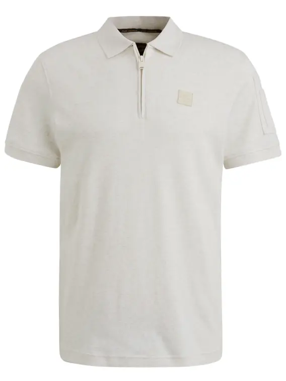 PME Legend Short sleeve polo interlock melang PPSS2503857