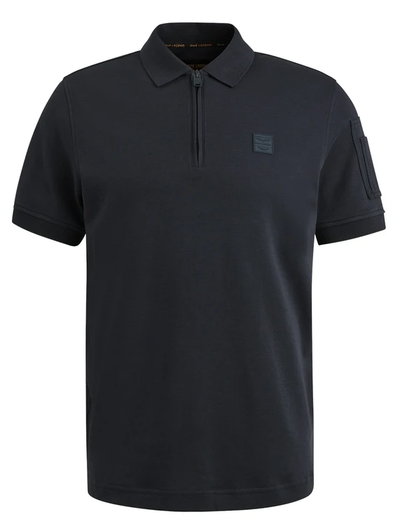 PME Legend Short sleeve polo interlock melang PPSS2503857