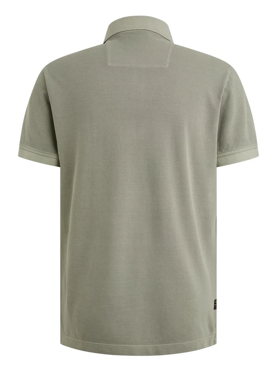 PME Legend Short sleeve polo pique garment dy PPSS2505850