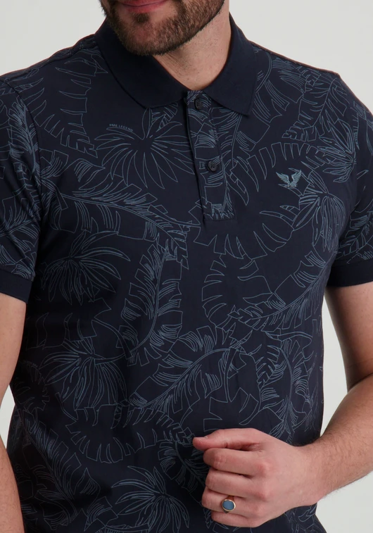 PME Legend Short sleeve polo Single jersey ao PPSS2503859