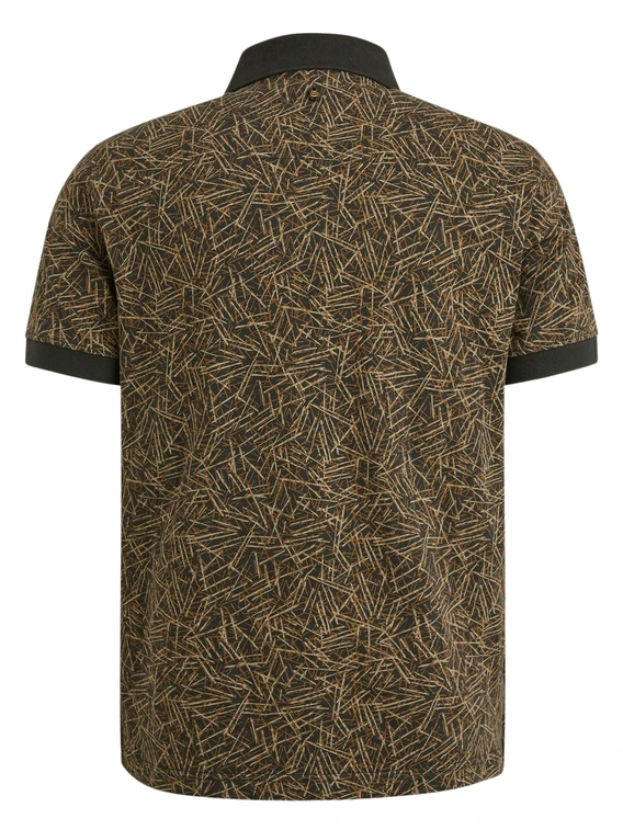 PME Legend Short sleeve polo slub jersey aop PPSS2506893