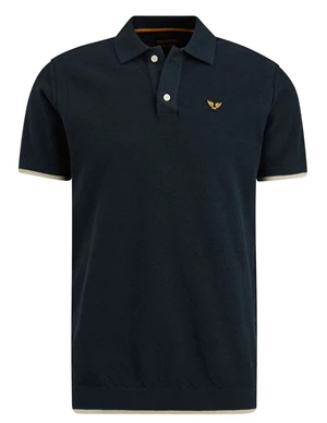PME Legend Short sleeve polo structure knit p PPSS2306865