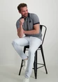 PME Legend Short sleeve polo two tone pique PPSS2503858