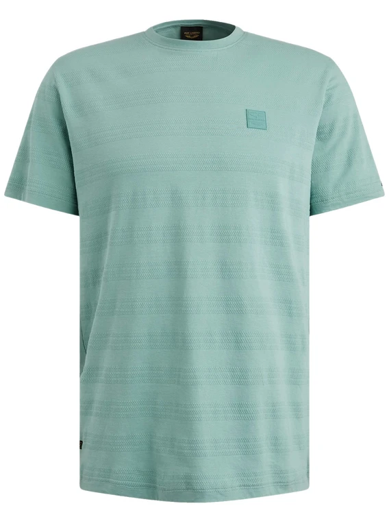 PME Legend Short sleeve r-neck jacquard strip PTSS2505573