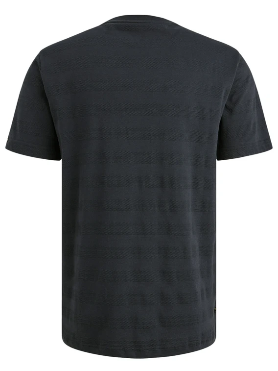 PME Legend Short sleeve r-neck jacquard strip PTSS2505573