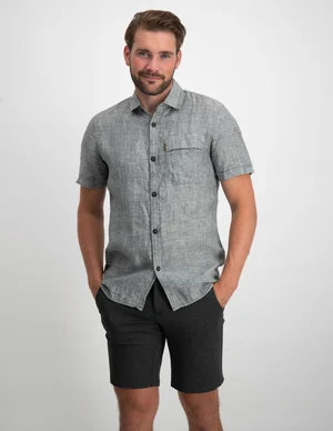 PME Legend Short Sleeve Shirt 100% Linen 2ton PSIS2305245