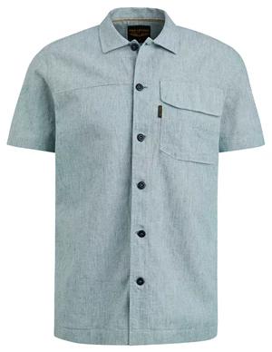 PME Legend Short Sleeve Shirt Ctn Linen Overs PSIS2304214