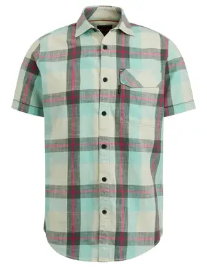 PME Legend Short Sleeve Shirt Slub Check Dani PSIS2305220