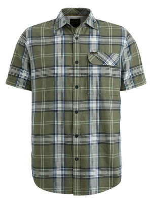 PME Legend Short Sleeve Shirt Slub Yarn Dyed PSIS2504206