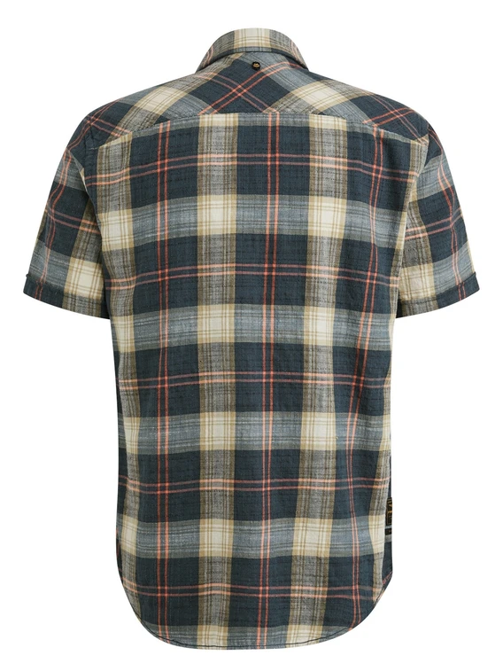 PME Legend Short Sleeve Shirt Slub Yarn Dyed PSIS2504206