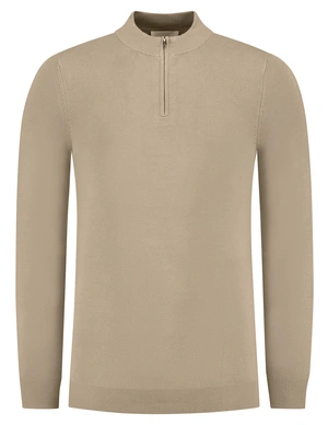 PureWhite Essential Knitwear Halfzip Sweater 10815