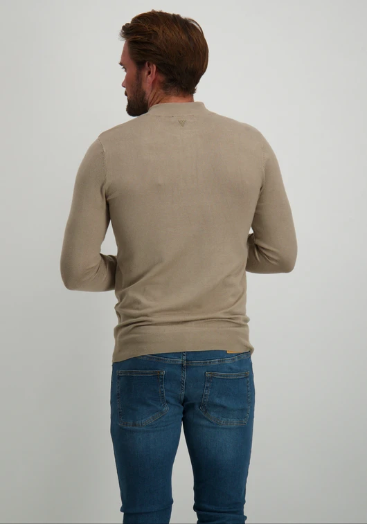 PureWhite Essential Knitwear Halfzip Sweater 10815
