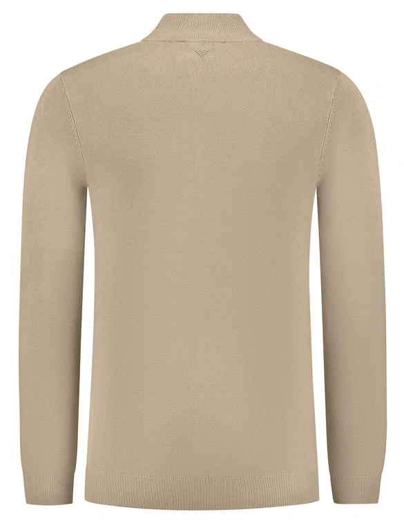 PureWhite Essential Knitwear Halfzip Sweater 10815