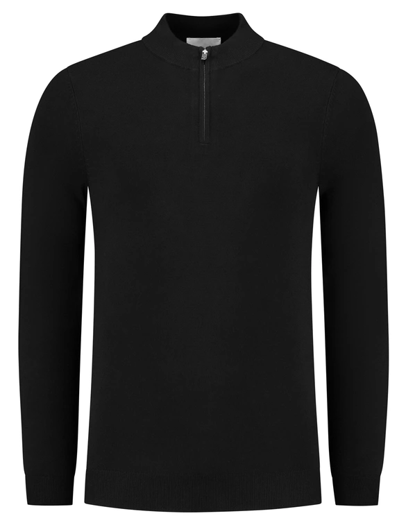 PureWhite Essential Knitwear Halfzip Sweater 10815