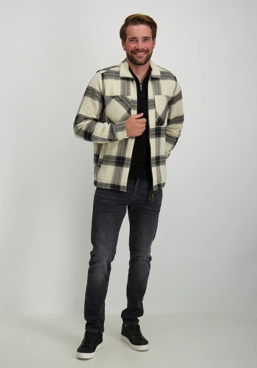 PureWhite Essential Knitwear Halfzip Sweater 10815
