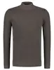 PureWhite jaquard washed mockneck 23030816