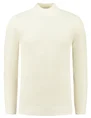 PureWhite jaquard washed mockneck 23030816