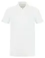 PureWhite Knitted shortsleeve polo half zip w 24010804