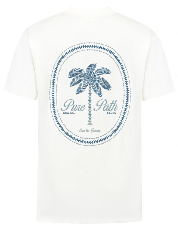 PureWhite Loose Fit Crewneck SS T-shirts 25010116