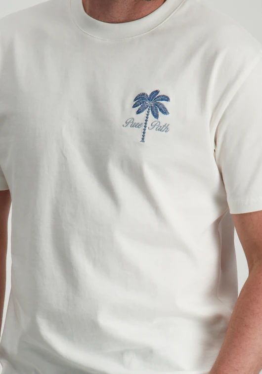 PureWhite Loose Fit Crewneck SS T-shirts 25010116