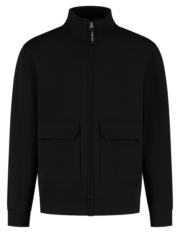 PureWhite Loose Fit Sweaters Zip-up LS 24030307
