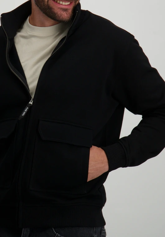 PureWhite Loose Fit Sweaters Zip-up LS 24030307