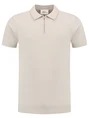 PureWhite Regular fit Polo SS Half Zip Knitwe 25010801
