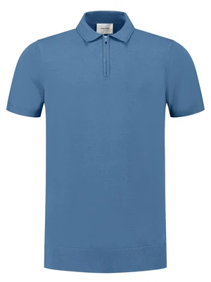 PureWhite Regular fit Polo SS Half Zip Knitwe 25010801